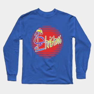 Christmas Flamengo Santa Long Sleeve T-Shirt